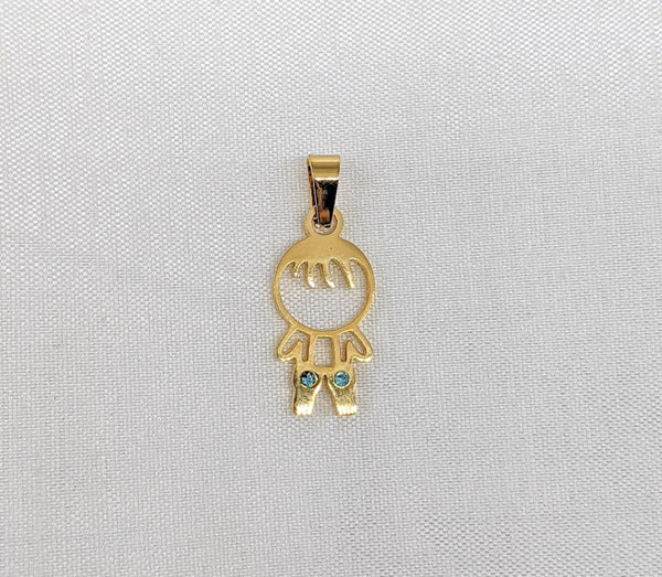Plated Boy Pendant