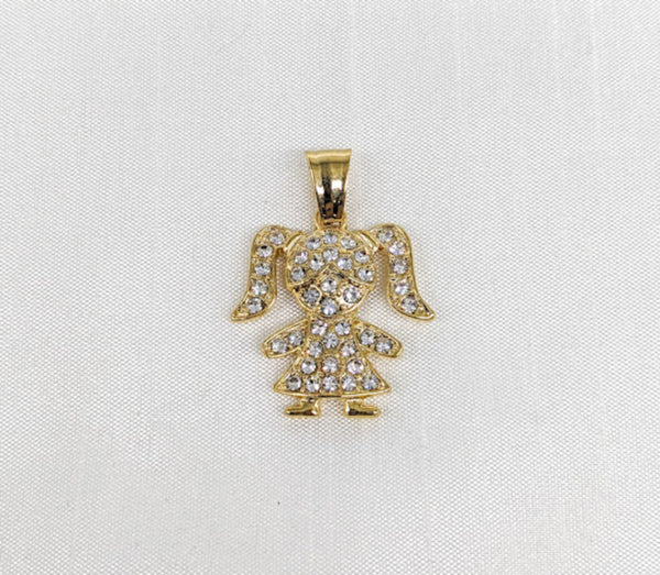 Plated Girl Pendant*