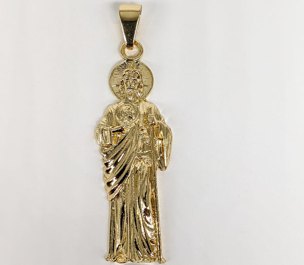 Plated Saint Jude Pendant