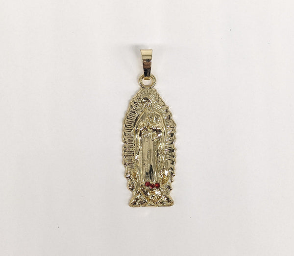 Plated Virgin Mary Pendant
