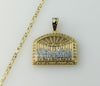 Plated Small Multicolor The Last Supper 14K 2.5mm-3mm Star Chain Necklace