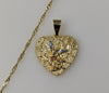 Gold plated 14K twist chain Archangel Saint Michael pendant necklace.
