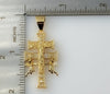 Plated Holy Cross of Caravaca 3mm Star Chain Necklace