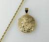 Plated Archangel Saint Michael Medal Pendant Optional 14K 3mm-4mm Rope Chain