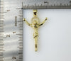 Spiritual Plated Small Cross Jesus Crucifix 14K 2.5mm-3mm Star Chain Necklace