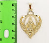 Plated Virgin Mary Pendant*