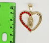 Plated Virgin Mary Pendant