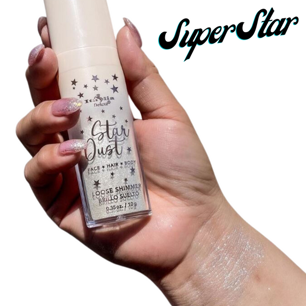 Italia Deluxe Star Dust Face Hair & Body Shimmer