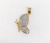 Plated Butterfly Wing Pendant