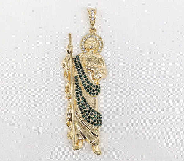 Plated Saint Jude Pendant