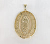 Plated Virgin Mary Pendant