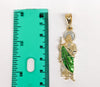 Plated Multicolor Saint Jude Pendant