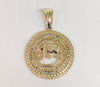 Plated Elephant Pendant