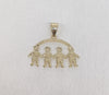 Plated Four Boys Pendant