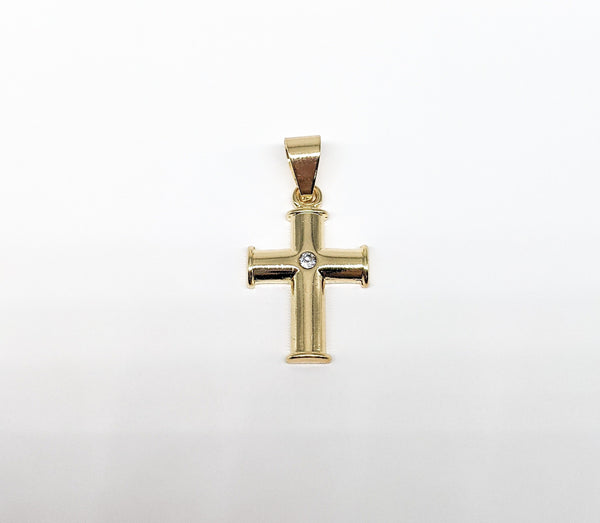 Plated Cross Pendant