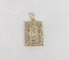 Plated Virgin Mary Pendant