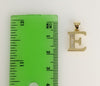 Plated Letter Initial "E" Pendant