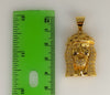 Plated Blinged Jesus Pendant