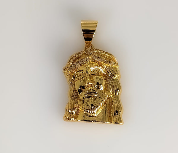 Plated Jesus Pendant
