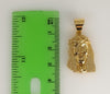 Plated Blinged Jesus Pendant
