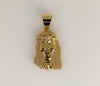 Plated Blinged Jesus Pendant