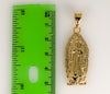 Virgin Mary Saint Jude Double Pendants Charms 3mm Figaro Plated Necklace