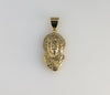 Plated Dainty Jesus Pendant