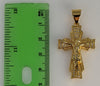 Plated Cross 4mm Figaro Chain Necklace