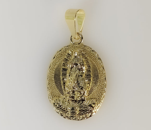 Plated Virgin Mary Pendant
