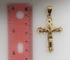 Plated Cross 4mm Figaro Chain Necklace