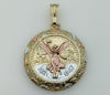 Plated Tri-Color Mexican Centenario Coin 50 Pesos Pendant