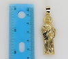 Plated Saint Jude 4mm Figaro Chain Necklace