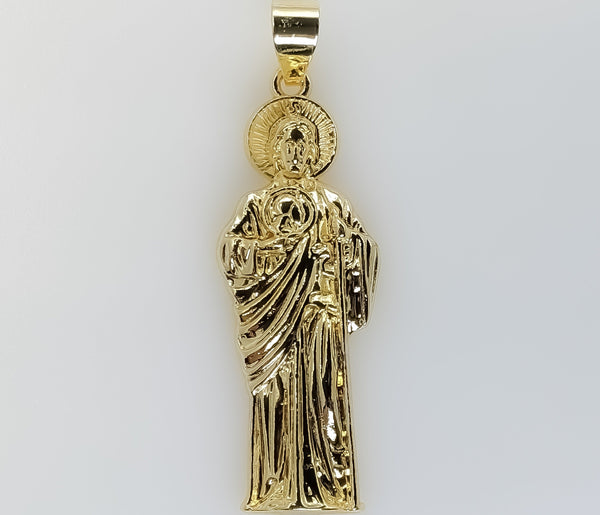 Plated Saint Jude Thaddaeus Pendant