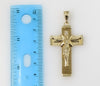 Plated Cross 4mm Rope/Braided Chain Necklace