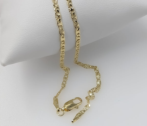 Plated 2.5mm Star Chain