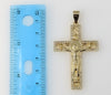 Plated Cross 4mm Figaro Chain Necklace