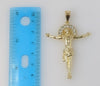 Plated Cross 4mm Star Chain Necklace