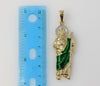 Plated Large Multicolor Saint Jude Thaddaeus Pendant