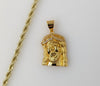 Plated Jesus 4mm Rope/Braided Chain Necklace