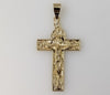 Virgin Mary Jesus Christ Crucifix Cross Pendant Plated Catholic Gift