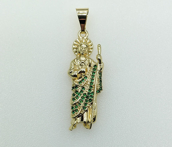 Plated Saint Jude Thaddaeus Pendant