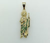 Plated Saint Jude Thaddaeus Pendant