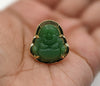 Plated Adjustable Buddha Ring
