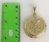 Plated Mexican Centenario 3mm Figaro Chain Necklace