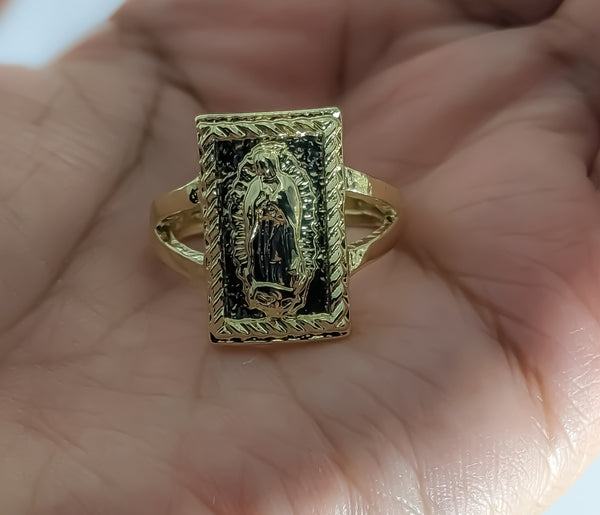 Plated Virgin Mary Ring