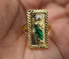 Plated Multicolor Saint Jude Adjustable Ring