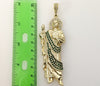 Plated X-Large Saint Jude 5mm Figaro Chain Necklace