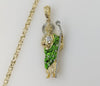 Plated Multicolor Saint Jude 4mm Star Chain Necklace
