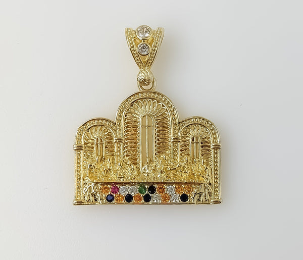 Plated The Last Supper Pendant
