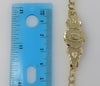 Plated Virgin Mary Adjustable Bracelet
